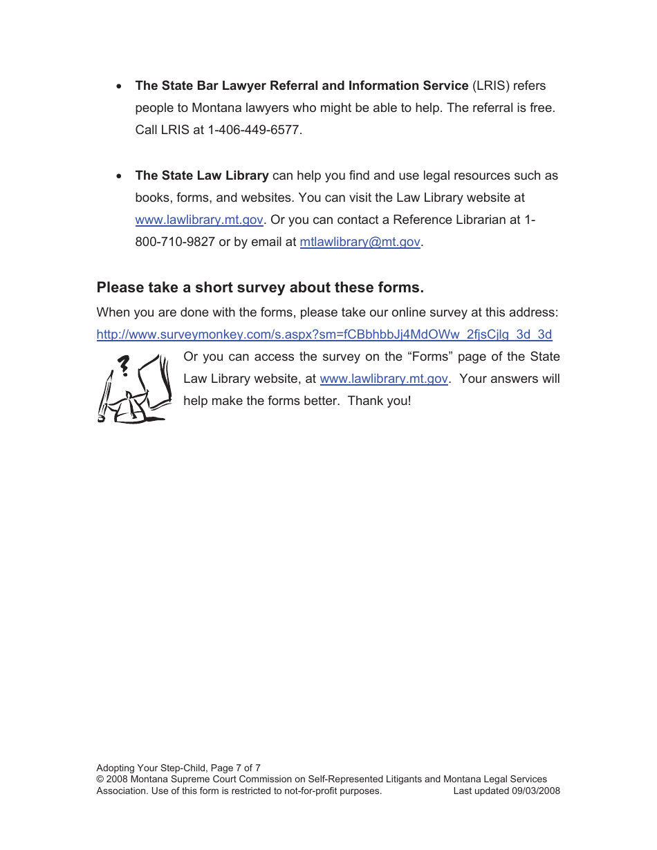 Petition for Stepparent Adoption - Montana, Page 7
