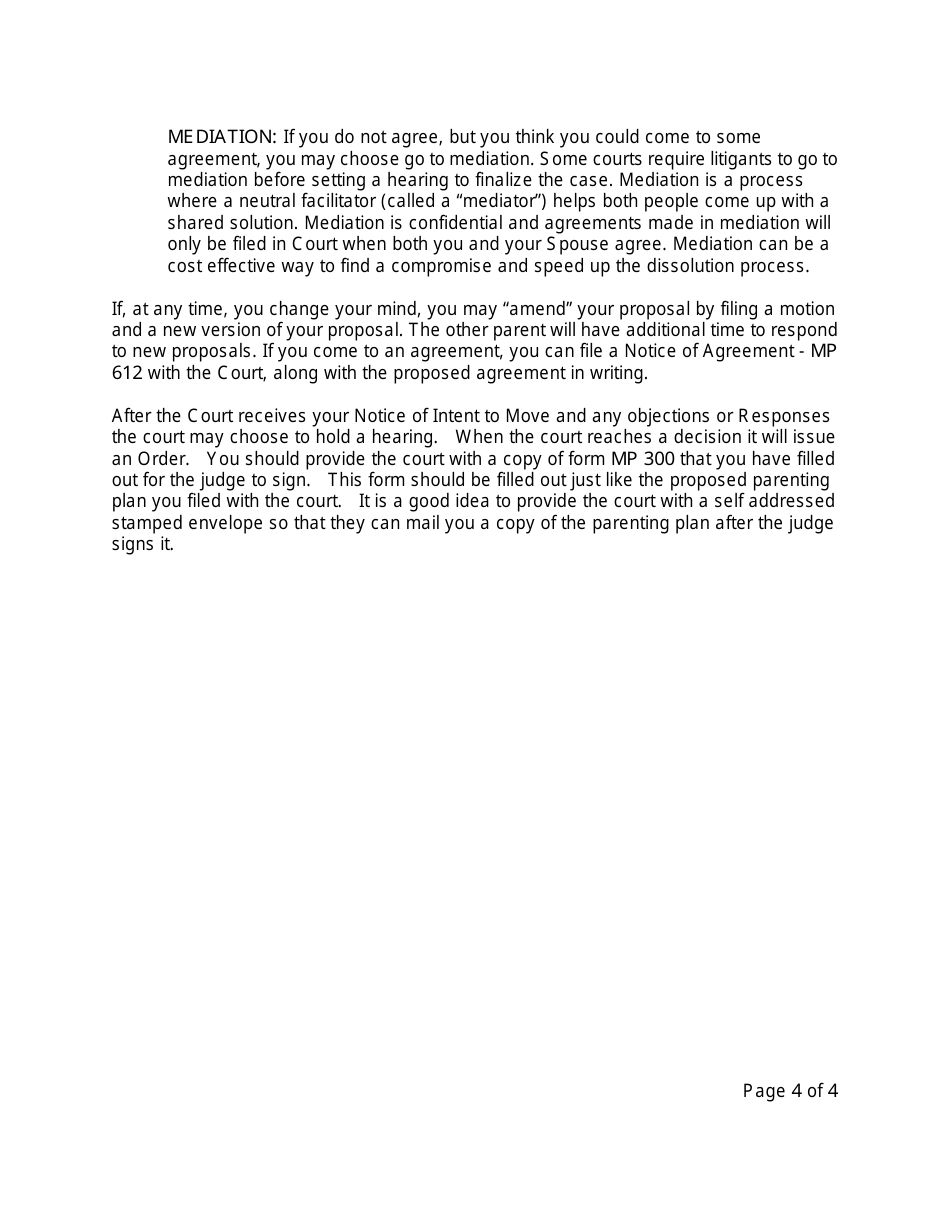 Form MP-904 Notice of Intent to Move - Montana, Page 4