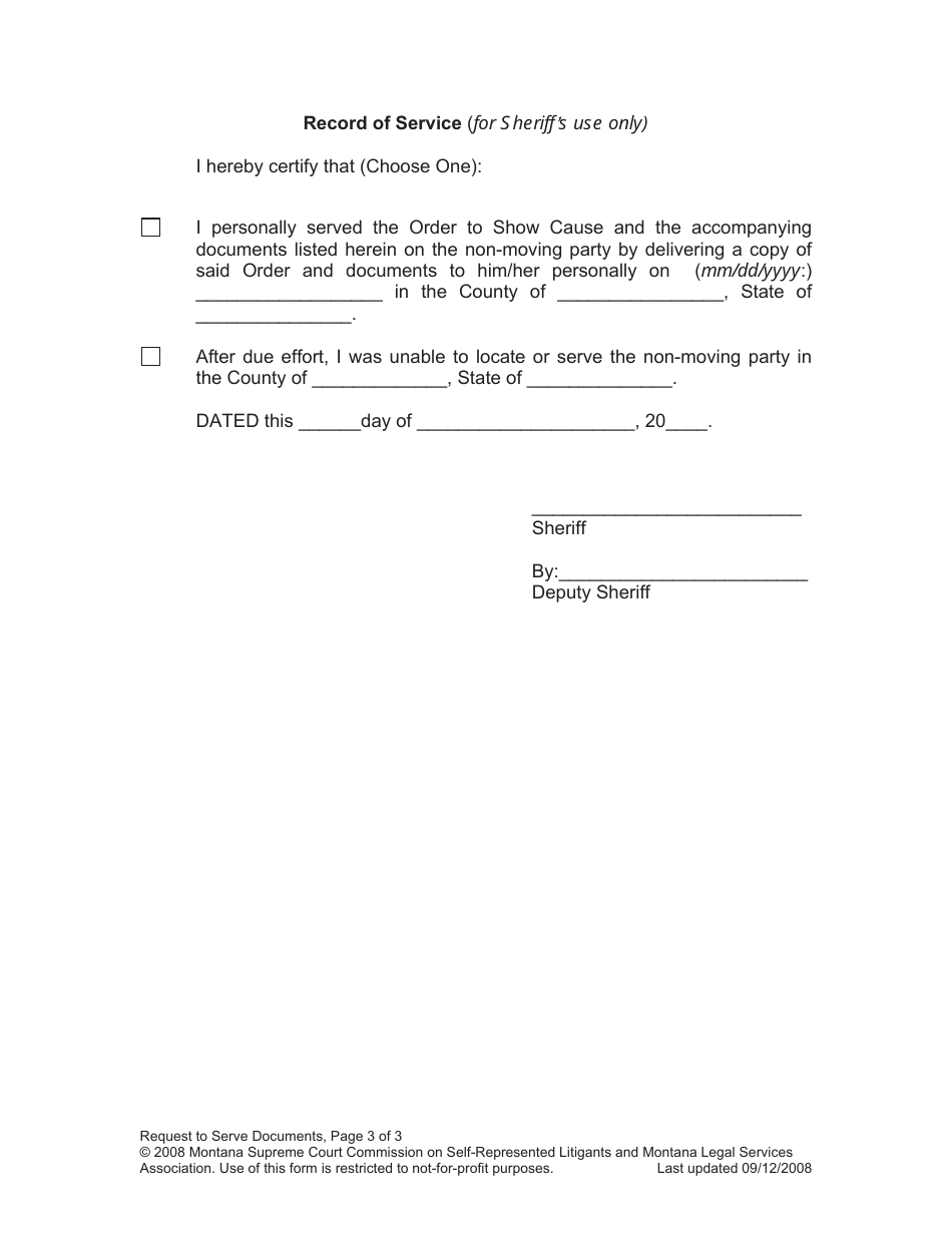 Enforcing Your Parenting Plan Packet - Montana, Page 18