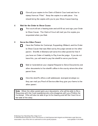 Enforcing Your Parenting Plan Packet - Montana, Page 5