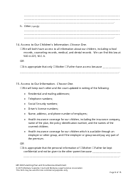 Form MP-203 Response to Petition for Parenting Plan - Montana, Page 23