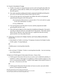 Form MP-203 Response to Petition for Parenting Plan - Montana, Page 24