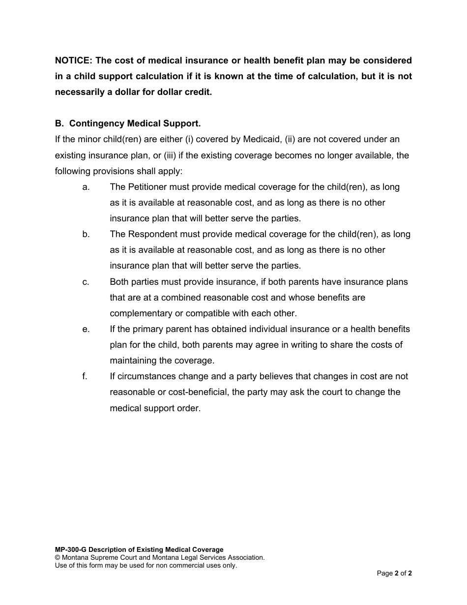 Amending Parenting Plan When Parents Disagree - Montana, Page 40