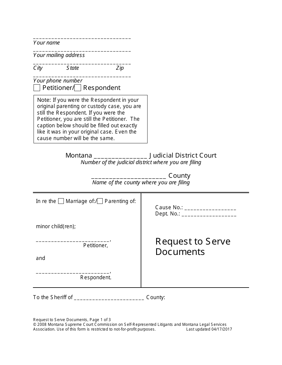 Amending Parenting Plan When Parents Disagree - Montana, Page 43