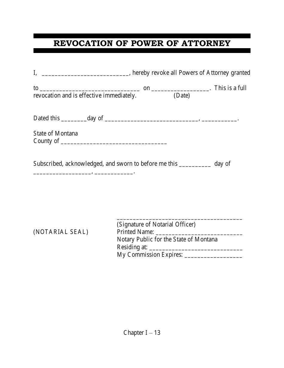 Montana Powers Of Attorney Packet Fill Out Sign Online And Download Pdf Templateroller 4655