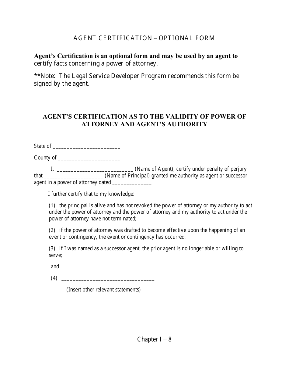 Powers of Attorney Packet - Montana, Page 9