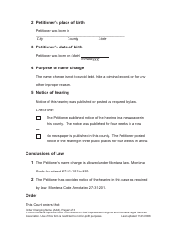Name Change Packet - Adult - Montana, Page 14