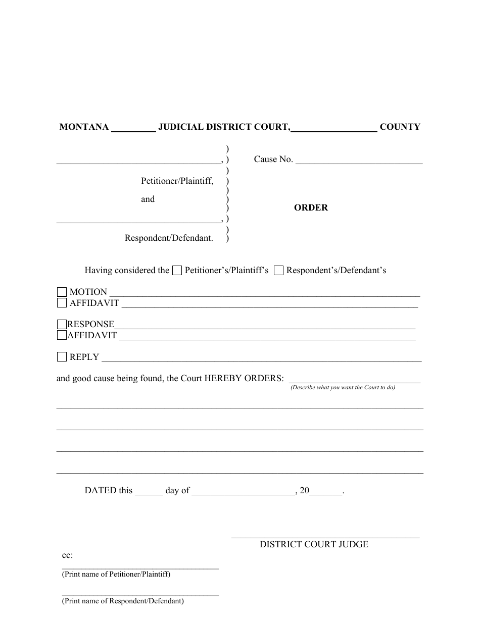 Motions Packet - Montana, Page 13
