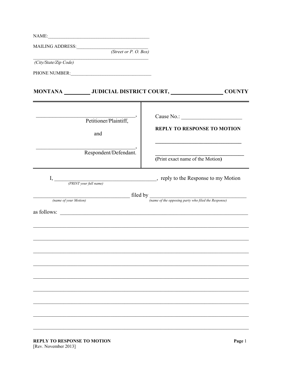 Motions Packet - Montana, Page 14