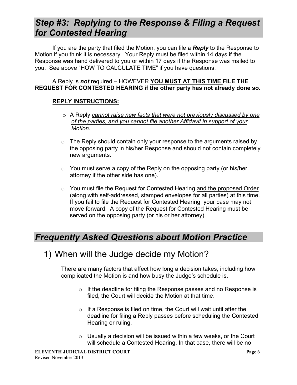 Motions Packet - Montana, Page 6