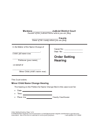 Name Change Packet - Child - Montana, Page 14