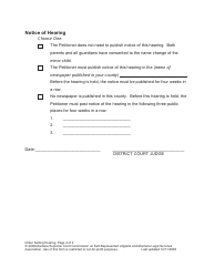 Name Change Packet - Child - Montana, Page 15