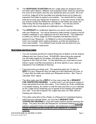 Response to Motion Packet - Montana, Page 2