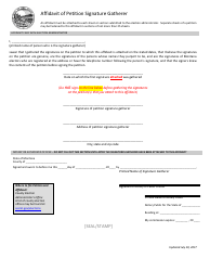 Political Party Qualification Petition Form - Montana, Page 3
