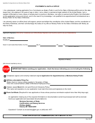 Application for Appointment as a Montana Notary Public - Montana, Page 3