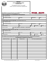 Document preview: Effective Financing Statement Addendum Form - Montana