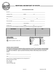 Farm Bill Buyer Registration Form - Montana, Page 4