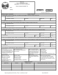 Title 71 Amendment Form - Montana