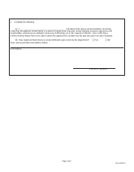 Application for Approval of Director - Nebraska, Page 3