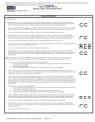 Uniform Application for Business Entity License/Registration - Nebraska, Page 6