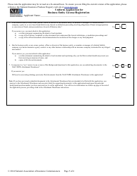 Uniform Application for Business Entity License/Registration - Nebraska, Page 7