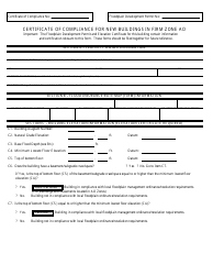 Certificate of Compliance for New Buildings in Firm Zone Ao - Nebraska, Page 4