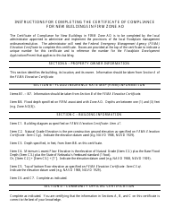 Certificate of Compliance for New Buildings in Firm Zone Ao - Nebraska, Page 6