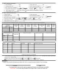 DNR Form 981-3 Water Well Registration Pump Installation and Construction Modification - Nebraska, Page 2
