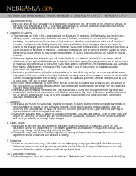 Water Well Service Agreement Form - Nebraska, Page 4