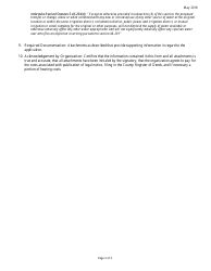 Instructions for DNR Form SW-200 Application for a Temporary Change of Location of Use and Purpose of Appropriation to Augment the Flow in a Specific Stream Reach - Nebraska, Page 3