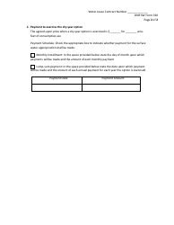 DNR Form 320 Surface Water Lease Contract - Attachment B: Dry-Year Lease Options and Conditions - Nebraska, Page 2