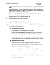 Instructions for DNR Form 300 Surface Water Lease Contract - Nebraska, Page 5