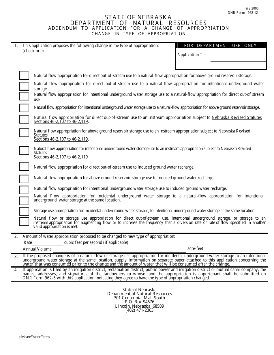 DNR Form 96212 Fill Out, Sign Online and Download Fillable PDF