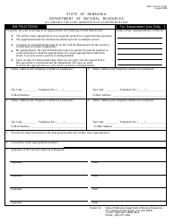NeDNR Form AJO-001 &quot;Allowance for Joint Ownership of an Appropriation&quot; - Nebraska