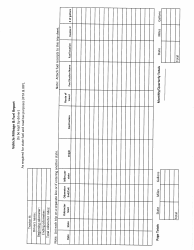 Document preview: Vehicle Mileage & Fuel Report Form - Nebraska