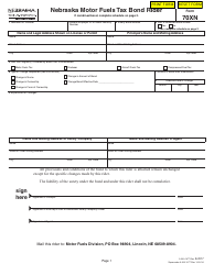 Bond Rider Example Nebraska Bond Rider Download Printable PDF | Templateroller