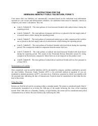 Form 73 Nebraska Monthly Fuels Tax Return - Nebraska, Page 2