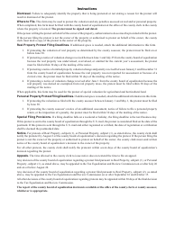 Form 422A Property Valuation Protest and Report of County Board of Equalization Action - Nebraska, Page 2
