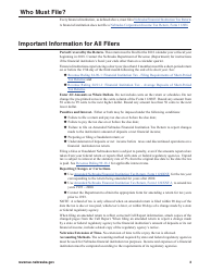 Form 1120NF Financial Institution Tax Return - Nebraska, Page 3