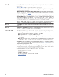 Form 1120NF Financial Institution Tax Return - Nebraska, Page 6