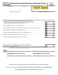 Document preview: Form E911N Nebraska Prepaid Wireless Surcharge Return - Nebraska