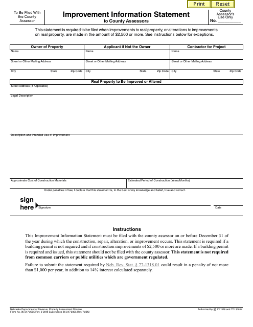 Form 96-247-2005  Printable Pdf