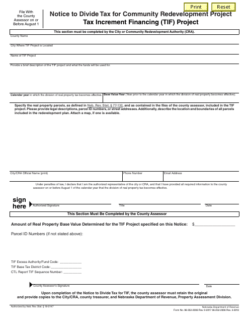 Form 96-252-2006  Printable Pdf