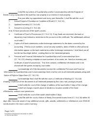 Form CC16:2.2.2 Acceptance of Appointment of Guardian for a Minor - Nebraska, Page 2