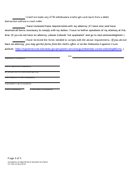 Form CC16:2.2.2 Acceptance of Appointment of Guardian for a Minor - Nebraska, Page 3
