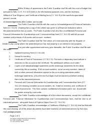 Form CC16:2.218 Acceptance of Appointment of Conservator by the Public Guardian - Restricted - Nebraska, Page 2
