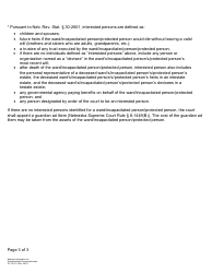 Form CC16:2.5 Address Information for Guardianships/ Conservatorships - Nebraska, Page 3