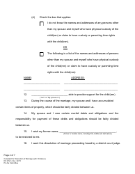 Form DC6:5(1) Complaint for Dissolution of Marriage (With Child(Ren)) - Nebraska, Page 4
