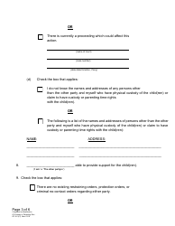 Form DC6:15(3) Complaint for Modification of Custody or Parenting Plan - Nebraska, Page 3