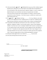Form DC6:8(10) Decree for Paternity, Custody, Parenting Time, and Child Support - Nebraska, Page 4